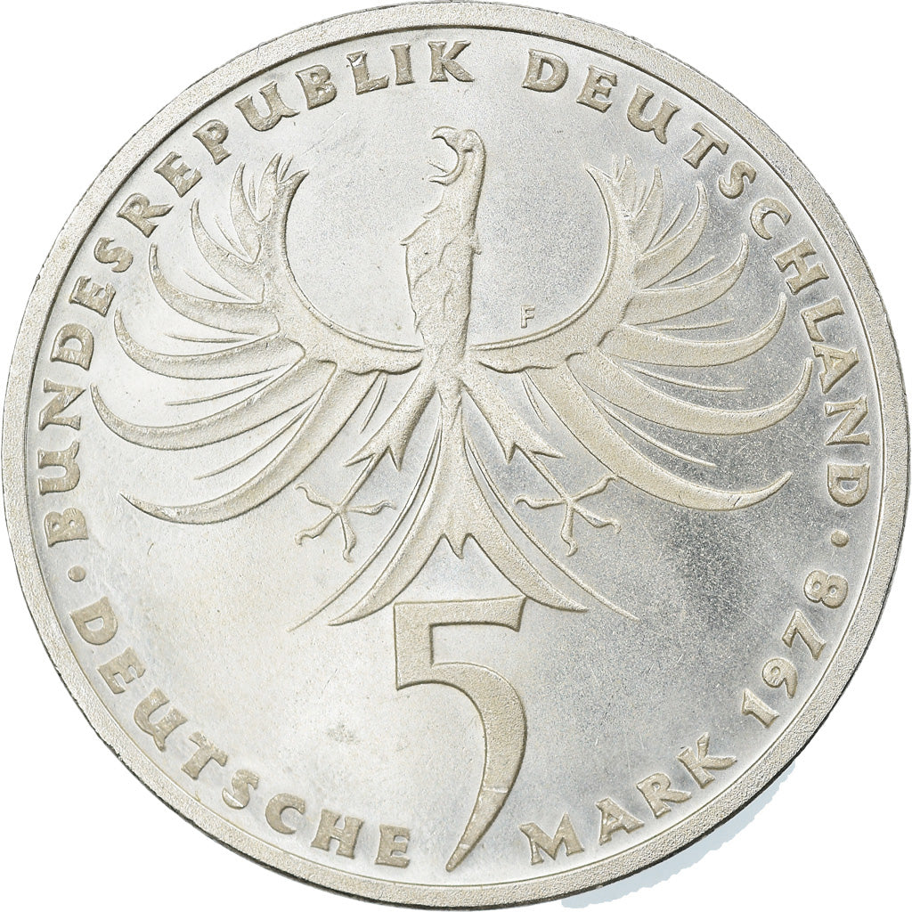 Münze, Bundesrepublik Deutschland, 5 Mark, 1978, Stuttgart, Germany, UNZ