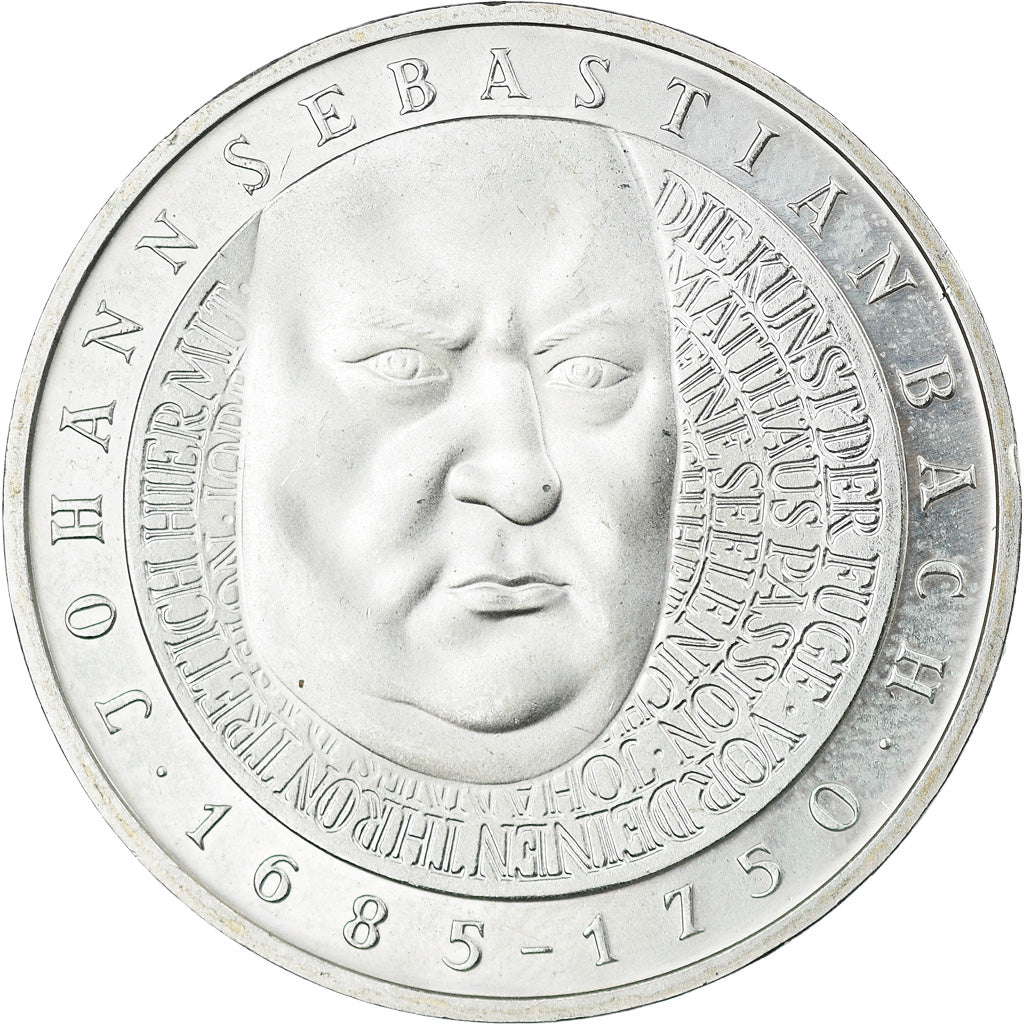 Munten, Federale Duitse Republiek, 10 Mark, 2000, Stuttgart, UNC-, Zilver