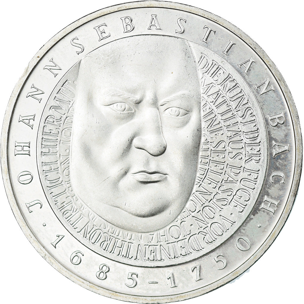 Coin, GERMANY - FEDERAL REPUBLIC, 10 Mark, 2000, Stuttgart, AU(55-58), Silver