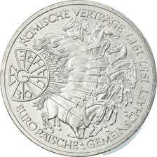 Coin, GERMANY - FEDERAL REPUBLIC, 10 Mark, 1987, Karlsruhe, Germany, MS(64)