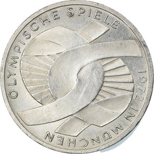 Coin, GERMANY - FEDERAL REPUBLIC, 10 Mark, 1972, Hambourg, AU(55-58), Silver
