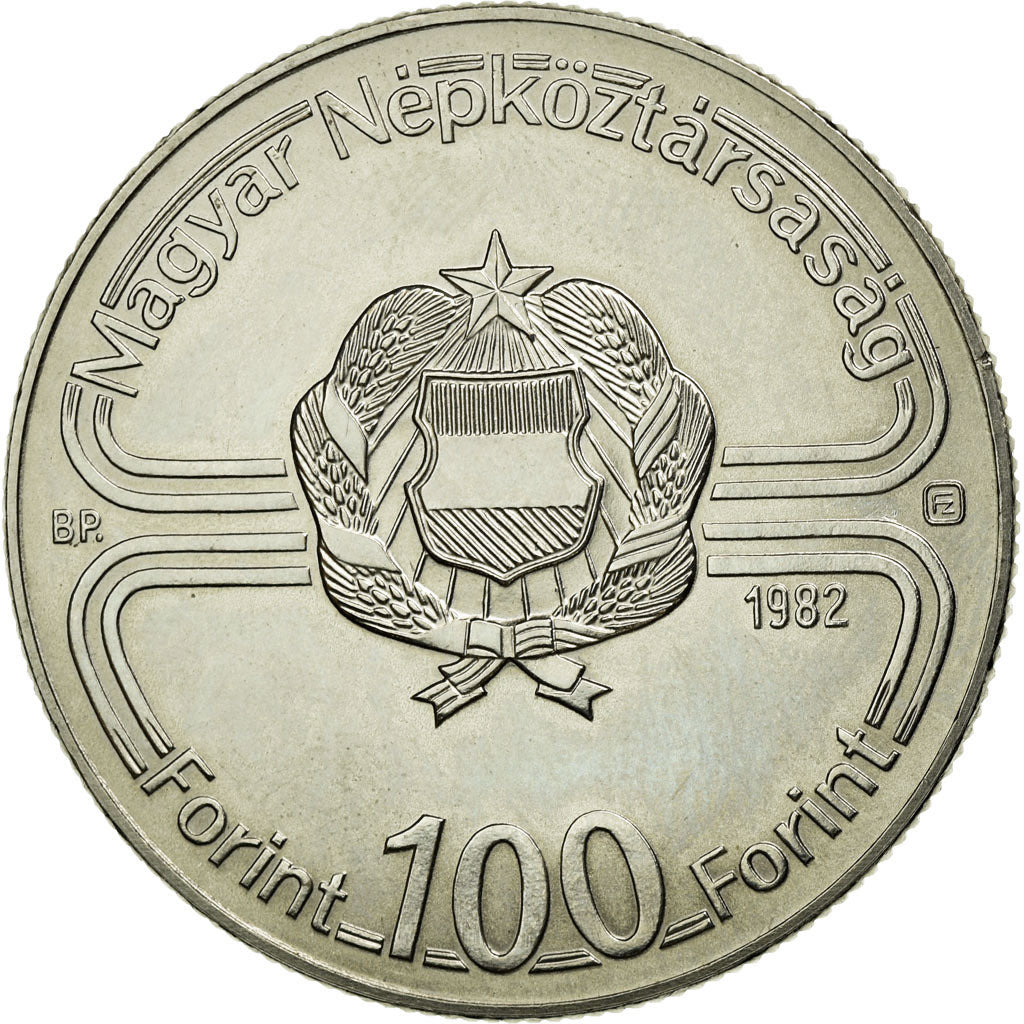 Coin, Hungary, 100 Forint, Szaz, 1982, AU(50-53), Copper-nickel, KM:626