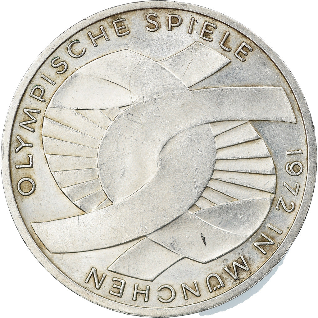 Moneta, GERMANIA - REPUBBLICA FEDERALE, 10 Mark, 1972, Karlsruhe, SPL-, Argento