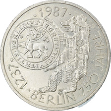 Coin, GERMANY - FEDERAL REPUBLIC, 10 Mark, 1987, Hamburg, Germany, MS(63)