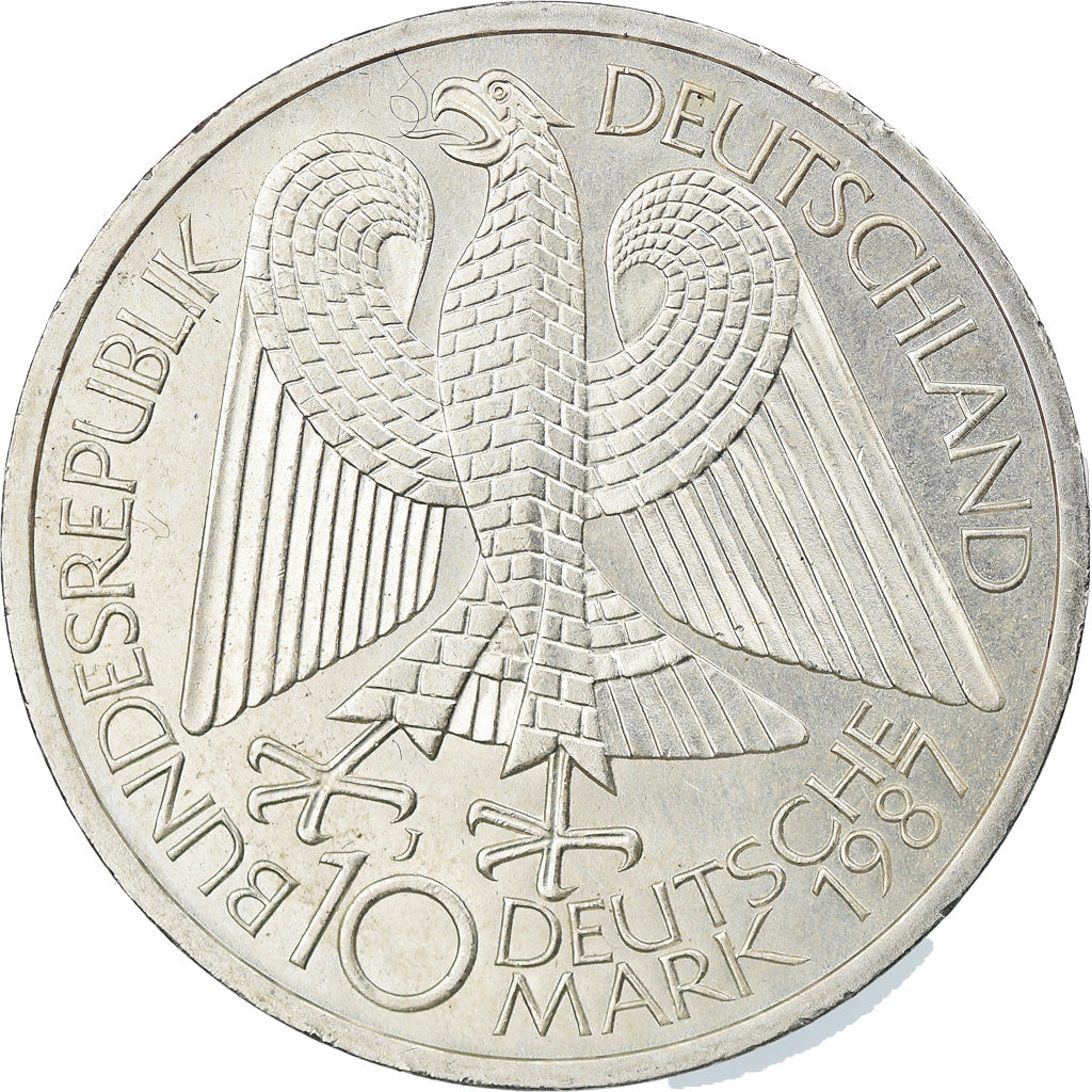 Coin, GERMANY - FEDERAL REPUBLIC, 10 Mark, 1987, Hamburg, Germany, MS(60-62)