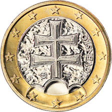 Slovakia, Euro, 2015, MS(63), Bi-Metallic, KM:New