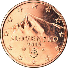 Slovakia, 5 Euro Cent, 2015, MS(63), Copper Plated Steel, KM:New