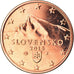 Slovakia, 5 Euro Cent, 2015, MS(63), Copper Plated Steel, KM:New