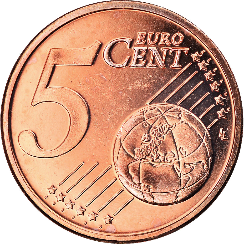Slovakia, 5 Euro Cent, 2015, MS(63), Copper Plated Steel, KM:New