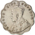INDIA-BRITISH, George V, Anna, 1912, VF(30-35), Copper-nickel, KM:513