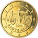 Slovakia, 50 Euro Cent, 2014, MS(63), Brass, KM:New