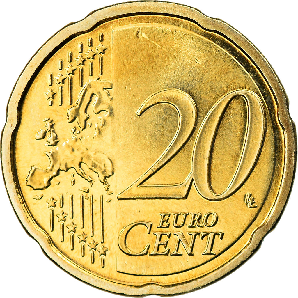 Eslovaquia, 20 Euro Cent, 2014, SC, Latón, KM:New