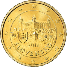Slovacchia, 10 Euro Cent, 2014, SPL, Ottone, KM:New
