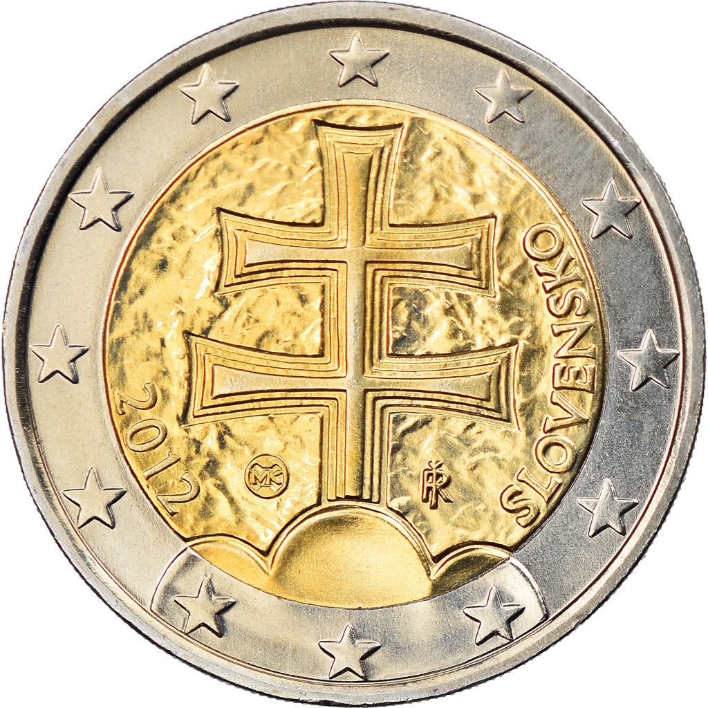 Slovakia, 2 Euro, 2012, Kremnica, MS(63), Bi-Metallic, KM:102