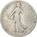 Coin, France, Semeuse, 50 Centimes, 1908, Paris, VF(20-25), Silver, KM:854