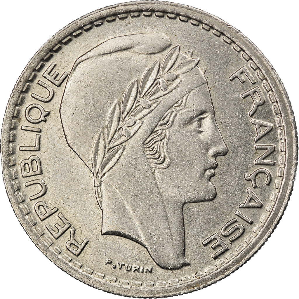 Coin, France, Turin, 10 Francs, 1948, Paris, EF(40-45), Copper-nickel, KM:909.1