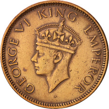 INDIA-BRITISH, George VI, 1/4 Anna, 1940, TTB, Bronze, KM:531