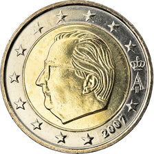 Belgio, 2 Euro, 2007, Brussels, FDC, Bi-metallico, KM:246