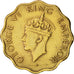 INDIA-BRITISH, George VI, Anna, 1944, EF(40-45), Nickel-brass, KM:537a