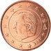 Belgium, 5 Euro Cent, 2007, Brussels, MS(65-70), Copper Plated Steel, KM:226