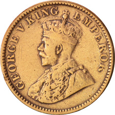 INDIA-BRITISH, George V, 1/4 Anna, 1934, S+, Bronze, KM:512
