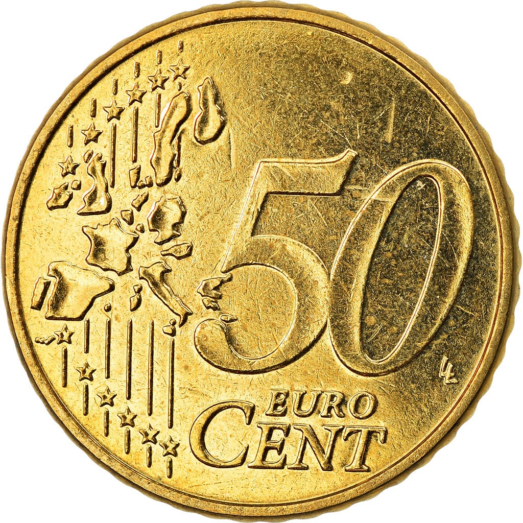 Belgium, 50 Euro Cent, 2006, Brussels, MS(63), Brass, KM:229