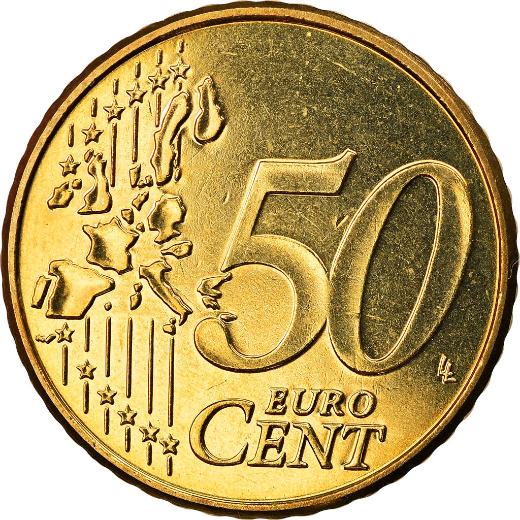Belgium, 50 Euro Cent, 2006, Brussels, MS(63), Brass, KM:229