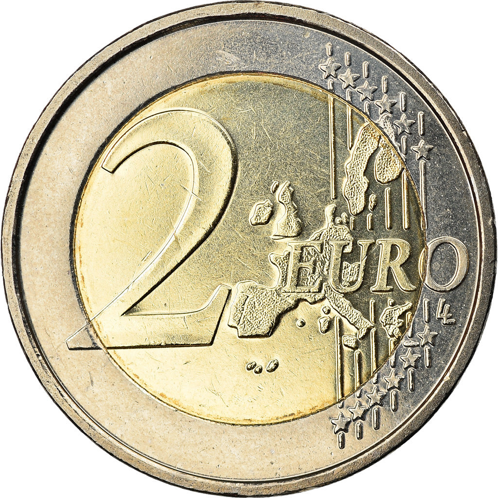 België, 2 Euro, 2004, Brussels, UNC-, Bi-Metallic, KM:231