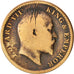 INDIA-BRITISH, Edward VII, 1/4 Anna, 1910, Calcutta, VF(20-25), Bronze, KM:502