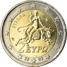 Griechenland, 2 Euro, 2002, Athens, UNZ, Bi-Metallic, KM:188