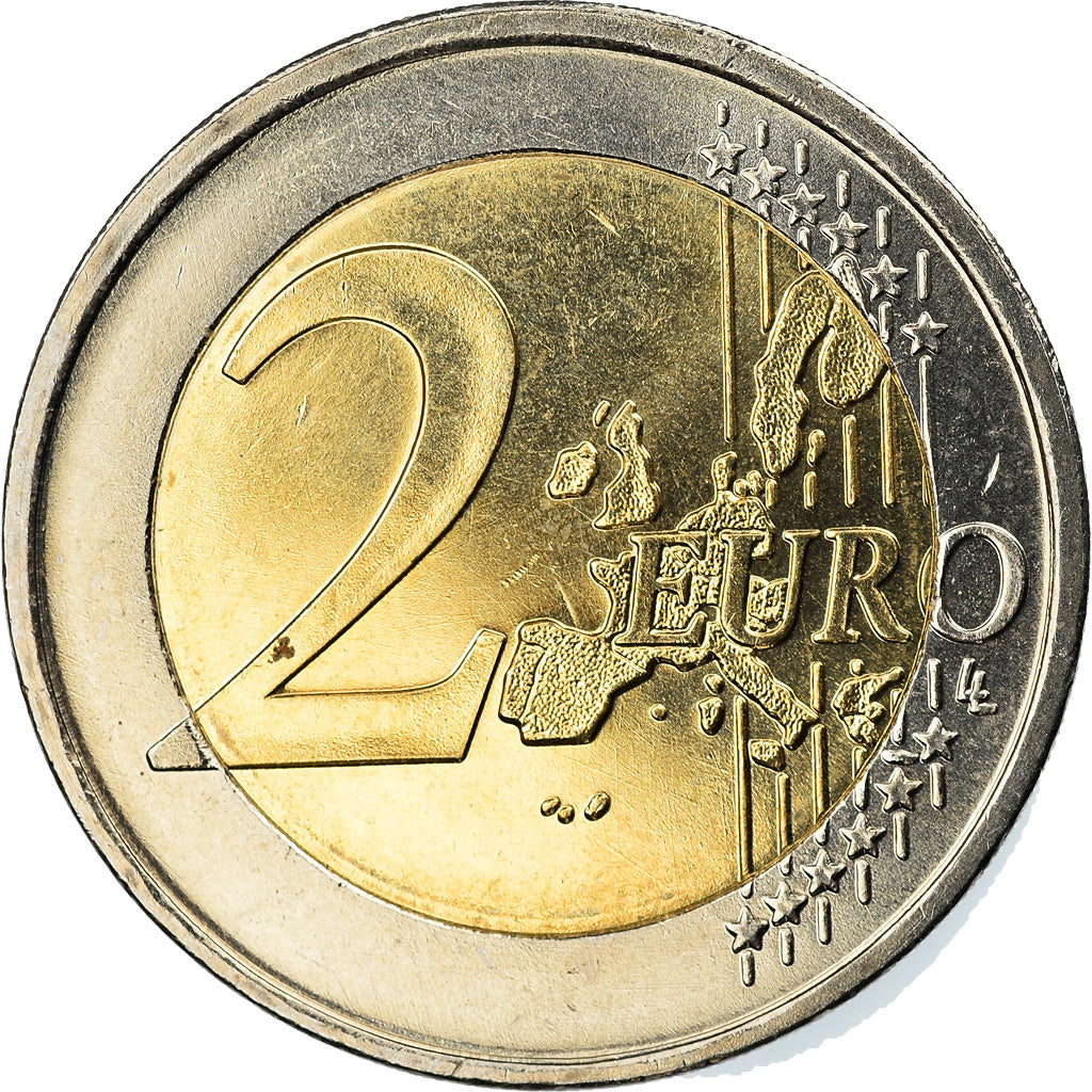 Greece, 2 Euro, 2002, Athens, MS(63), Bi-Metallic, KM:188
