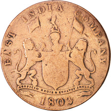 INDIA-BRITISH, MADRAS PRESIDENCY, 20 Cash, 1803, Soho Mint, Birmingham