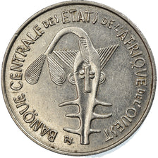 Coin, West African States, 100 Francs, 1973, EF(40-45), Nickel, KM:4
