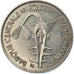 Coin, West African States, 100 Francs, 1973, EF(40-45), Nickel, KM:4