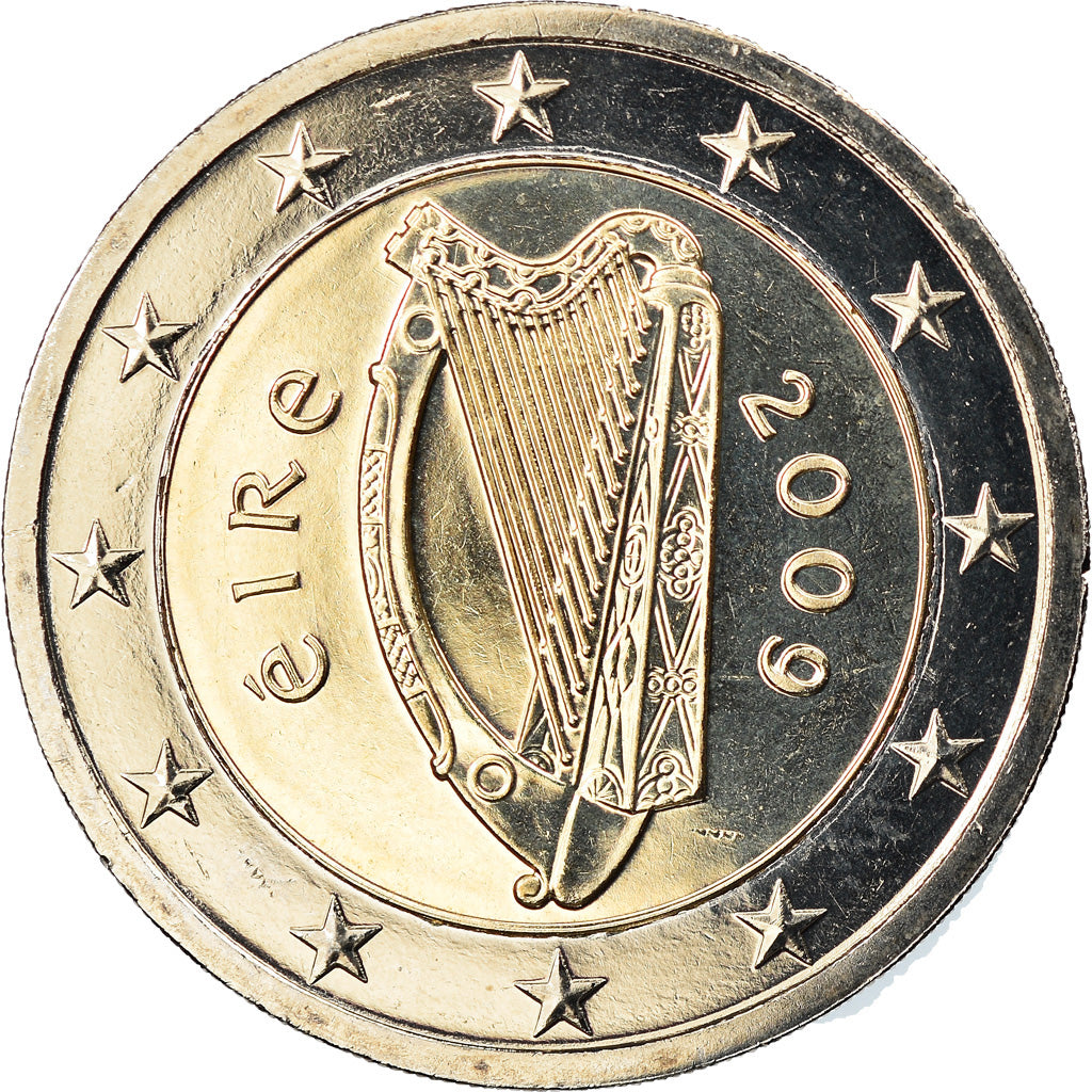 IRELAND REPUBLIC, 2 Euro, 2009, MS(65-70), Bi-Metallic, KM:51