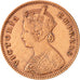 INDIA-BRITISH, Victoria, 1/4 Anna, 1893, EF(40-45), Copper, KM:486