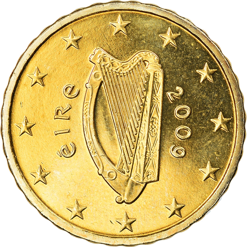 REPUBBLICA D’IRLANDA, 10 Euro Cent, 2009, FDC, Ottone, KM:47