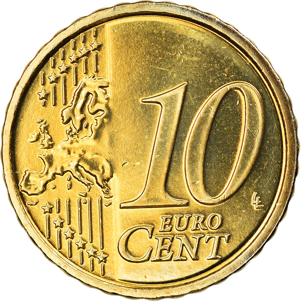 REPUBBLICA D’IRLANDA, 10 Euro Cent, 2009, FDC, Ottone, KM:47