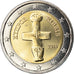 Cyprus, 2 Euro, 2016, MS(63), Bi-Metallic, KM:New