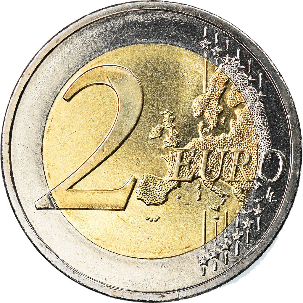 Cyprus, 2 Euro, 2016, MS(63), Bi-Metallic, KM:New
