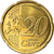 Chipre, 20 Euro Cent, 2016, MS(63), Latão, KM:New