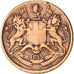 INDIA-BRITISH, 1/12 Anna, 1 Pie, 1833, Madras, EF(40-45), Copper, KM:445