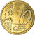 Chipre, 10 Euro Cent, 2016, MS(63), Latão, KM:New