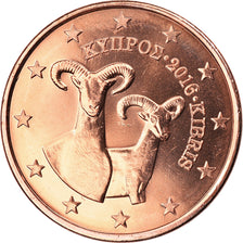 Cyprus, 5 Euro Cent, 2016, MS(63), Copper Plated Steel, KM:New