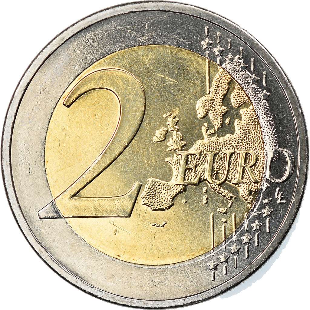 Chipre, 2 Euro, 2014, SC, Bimetálico, KM:85