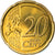 Chypre, 20 Euro Cent, 2014, SPL, Laiton, KM:New