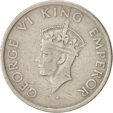 Monnaie, INDIA-BRITISH, George VI, 1/2 Rupee, 1947, TTB, Nickel, KM:553