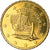 Chipre, 10 Euro Cent, 2014, MS(63), Latão, KM:New