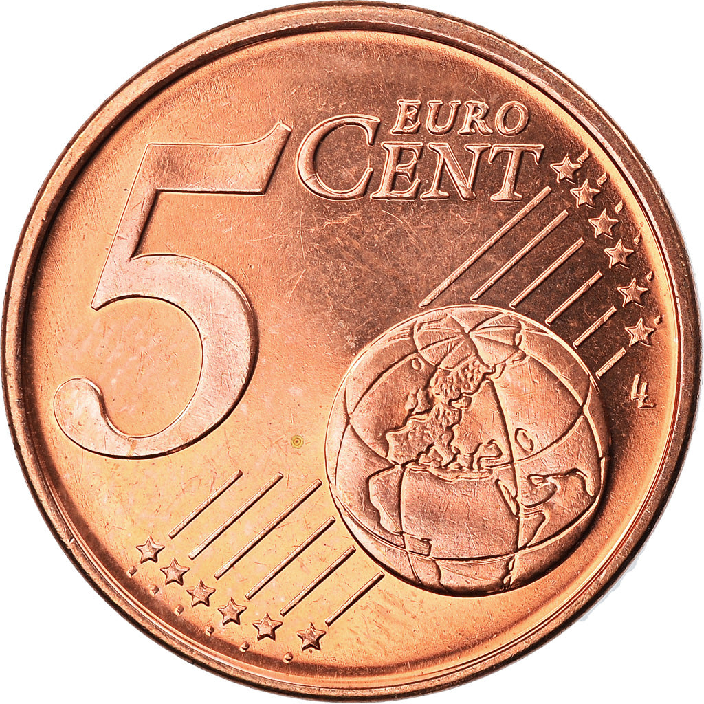 Cyprus, 5 Euro Cent, 2014, MS(63), Copper Plated Steel, KM:New