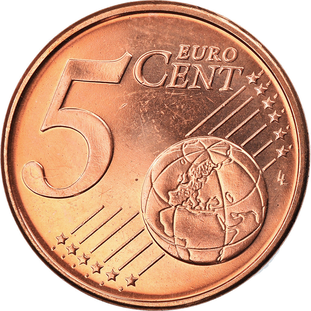 Cyprus, 5 Euro Cent, 2014, MS(63), Copper Plated Steel, KM:New